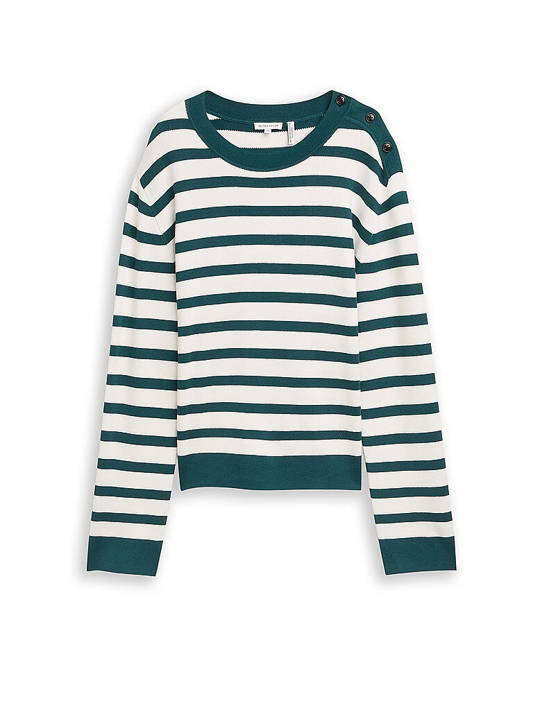TOM TAILOR Pullover KNIT MILANO  dunkelgrün   S damen